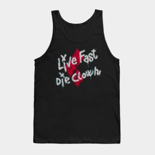 Live fast Die Clown (A) Tank Top